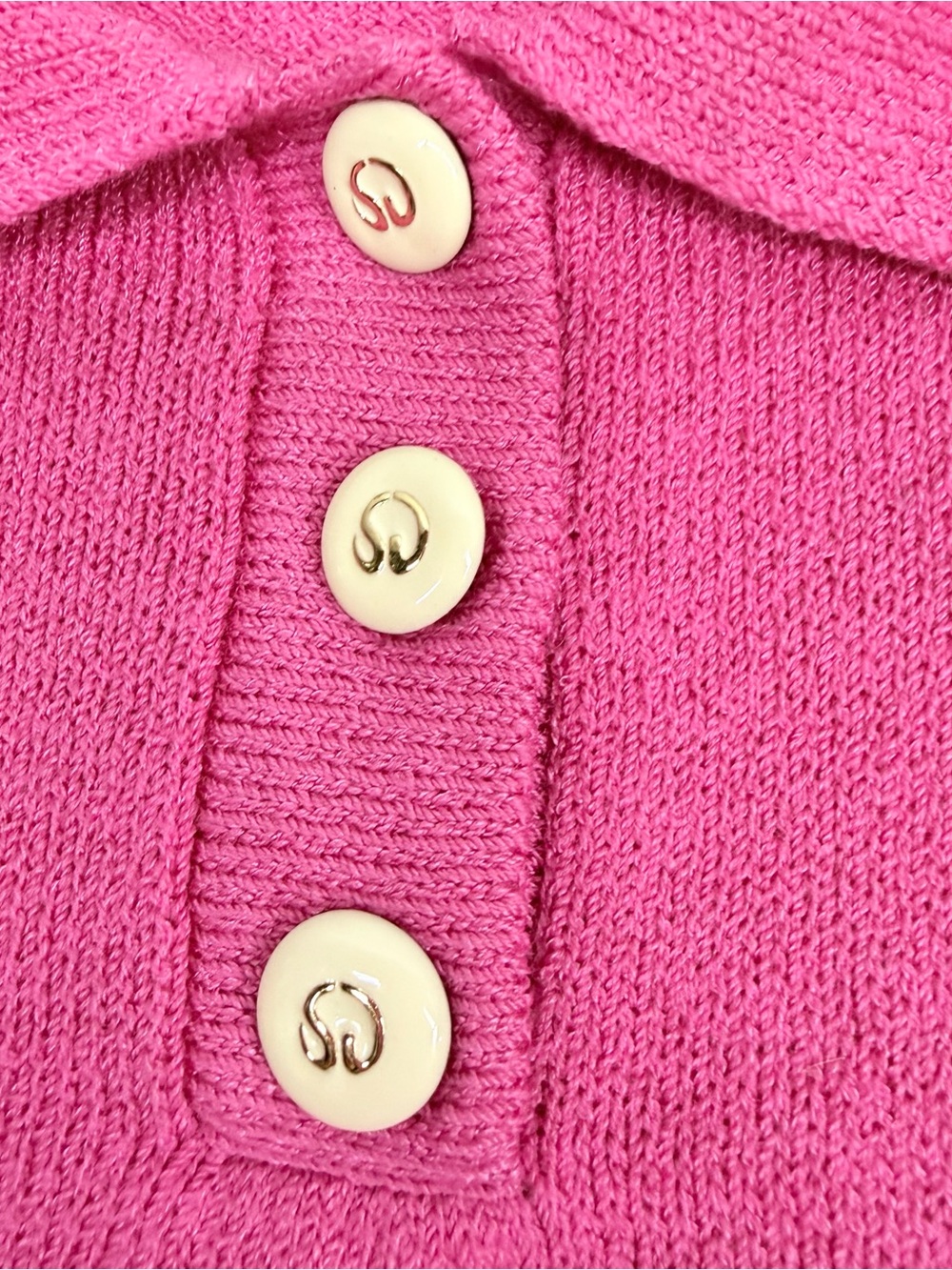 St. John Collection Women’s Size 12 Hot Pink Knit Dress Read - Picture 12 of 16